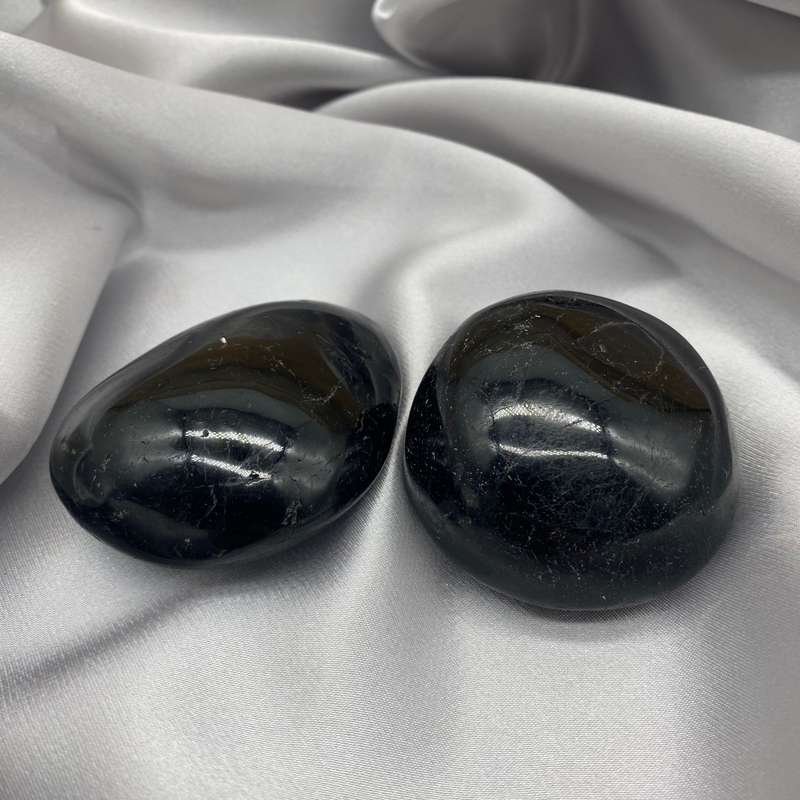 Tumbled Black Tourmaline Palm Piece