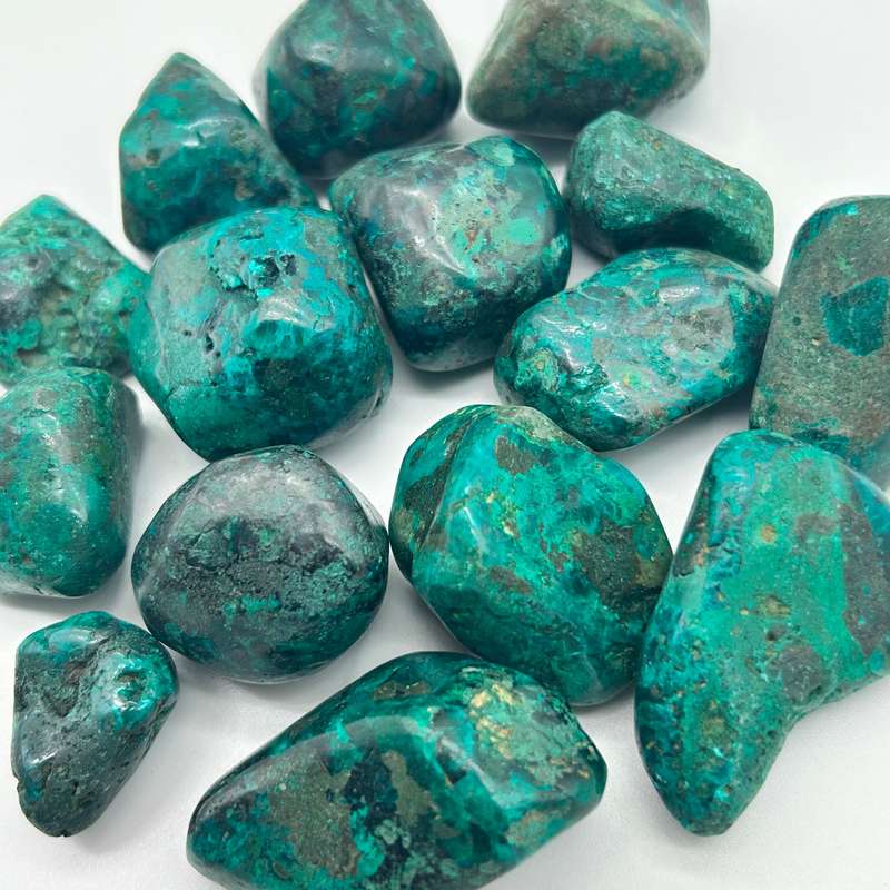 Large Tumbled Dioptase