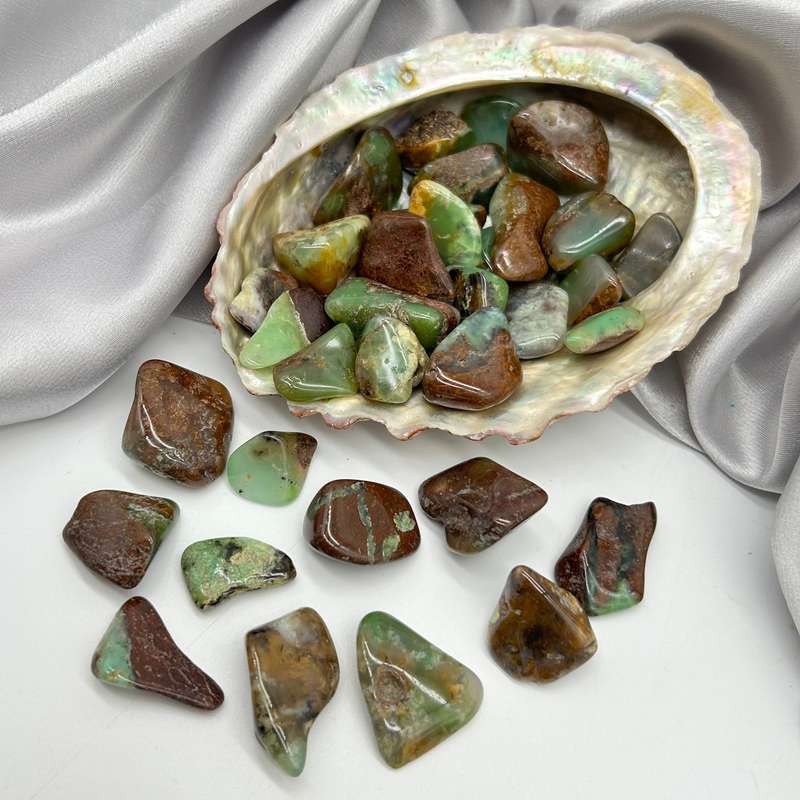 Tumbled Chrysoprase Stone