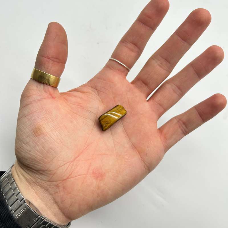 Tumbled Lucky Yellow Tiger's Eye