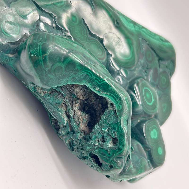 Polished Freeform Malachite Crystal