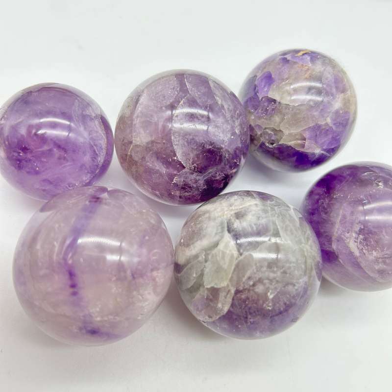 Amethyst Crystal Spheres