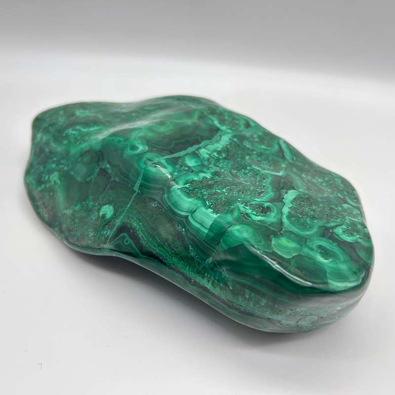 Malachite Freeform Crystal Slab
