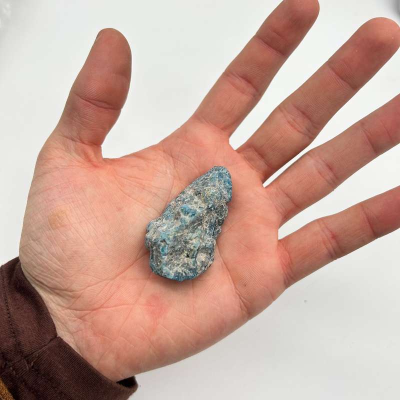 Large Rough Blue Apatite