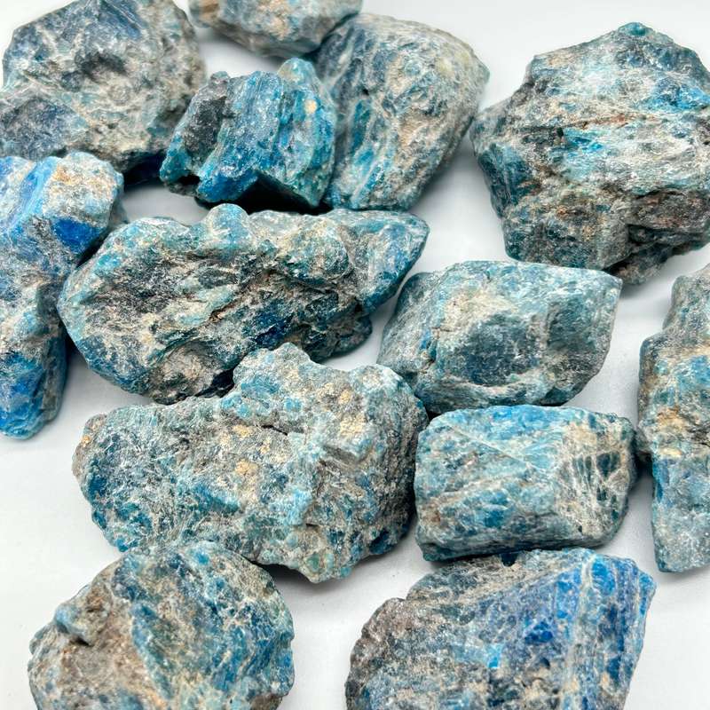 Large Rough Blue Apatite