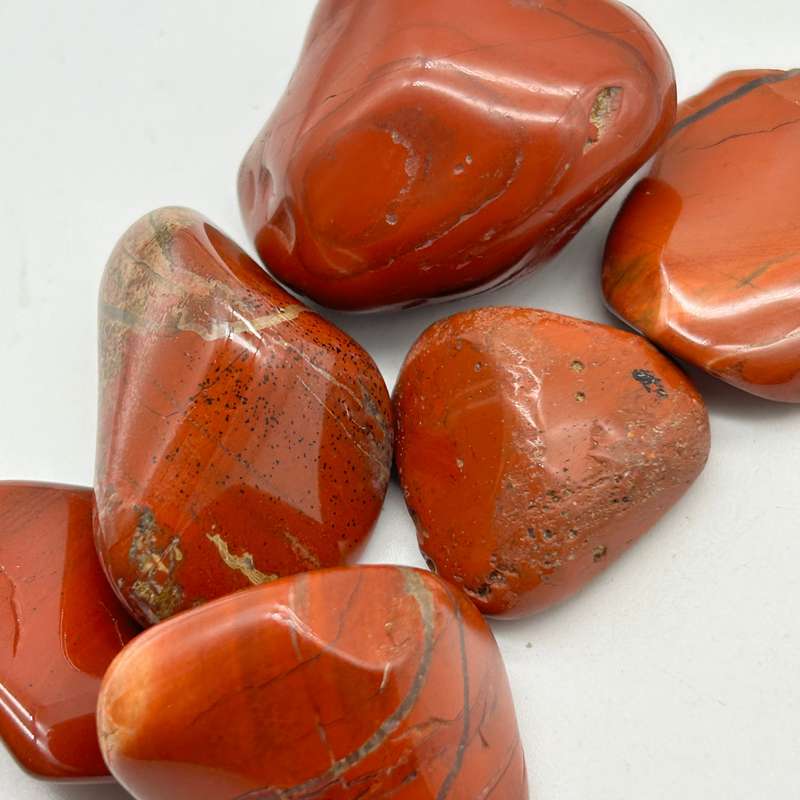 Tumbled Red Jasper for Self Confidence
