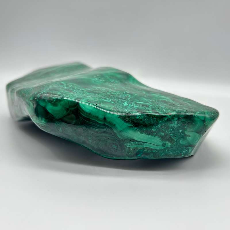 Malachite Freeform Crystal Slab
