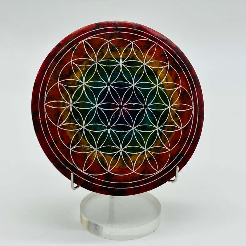 Soapstone Incense Holder Disk