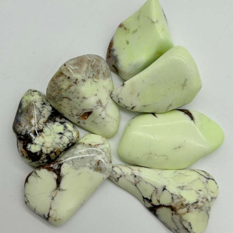 Tumbled Citron Chrysoprase