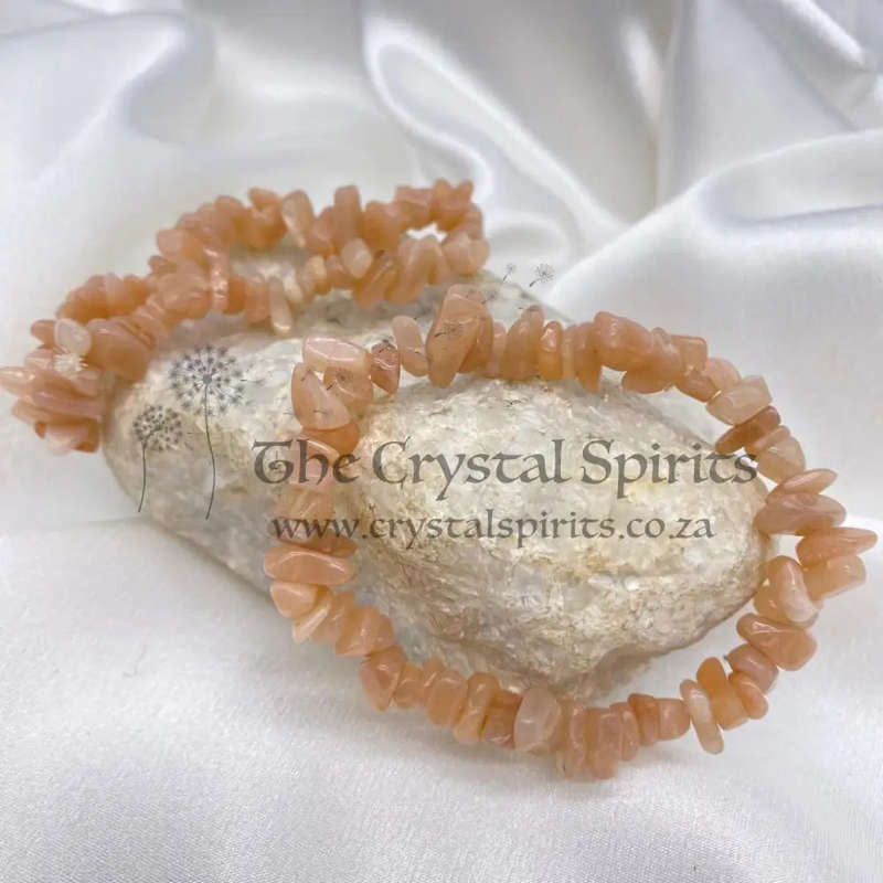 Indian Moonstone Chip Gemstone Bracelet