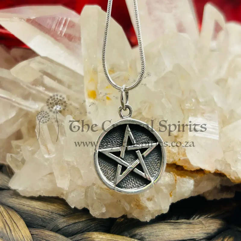 Iron Pentacle Of Personal Power Sterling Silver Pendant