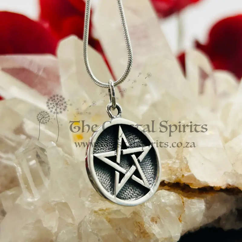 Iron Pentacle Of Personal Power Sterling Silver Pendant
