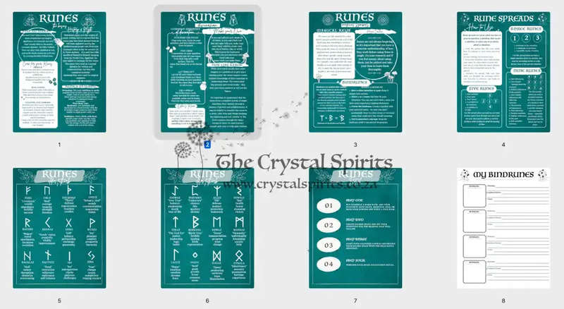Jelly Opal Rune Divination Kit