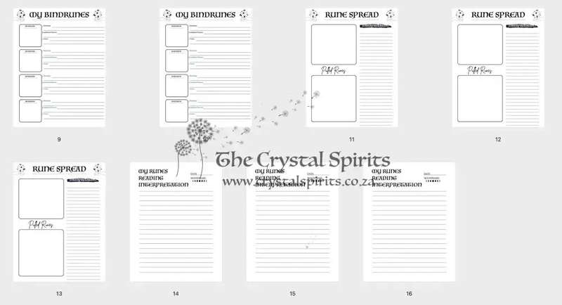 Jelly Opal Rune Divination Kit
