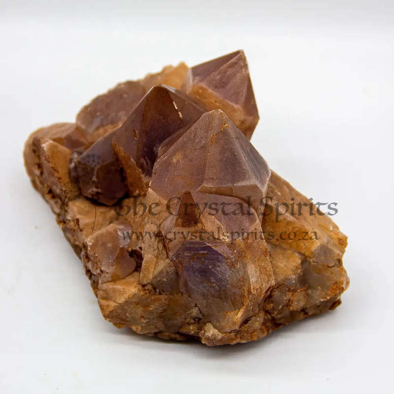 Keeper of Ancient Secrets Amethyst and Red Hematite Crystal Cluster with Hieroglyphics