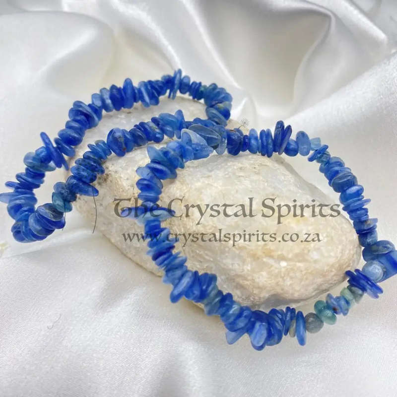 Kyanite Chip Gemstone Bracelet