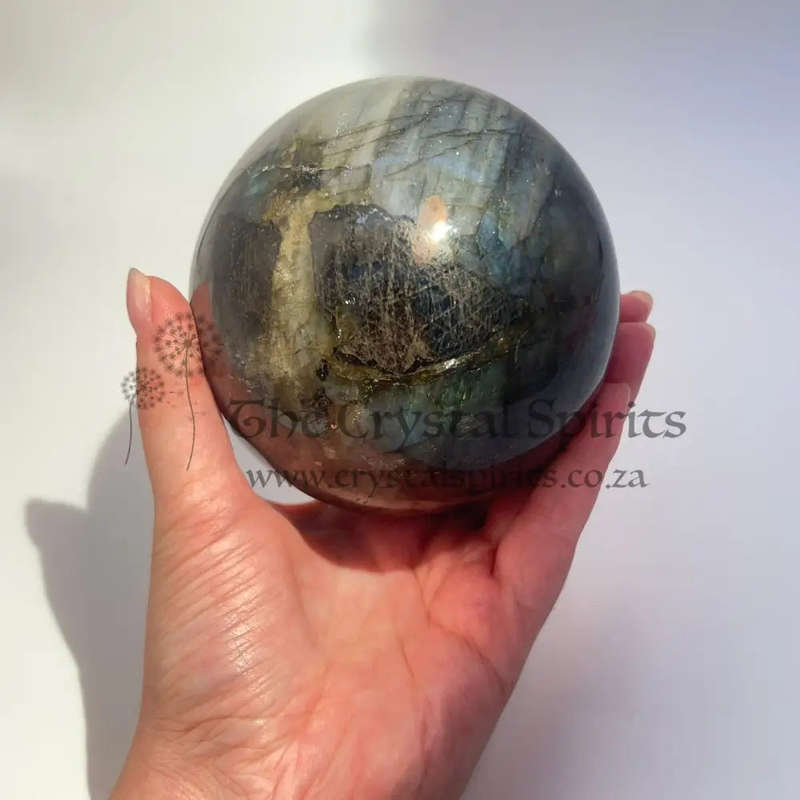 Labradorite Crystal Sphere