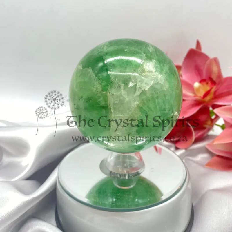 Large Green Fluorite Sphere
