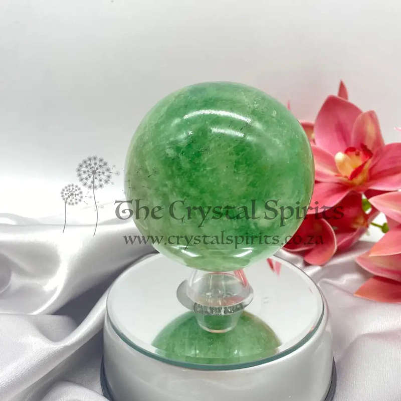 Large Green Fluorite Sphere