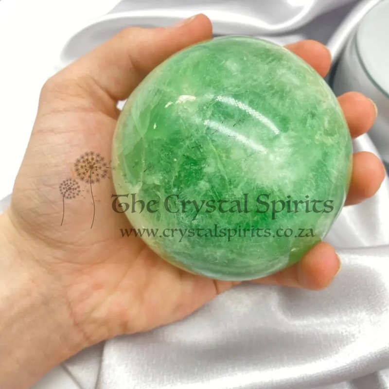 Large Green Fluorite Sphere