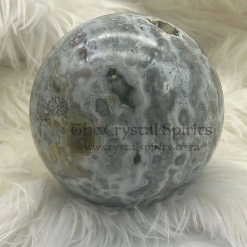 Large Ocean Jasper Crystal Sphere