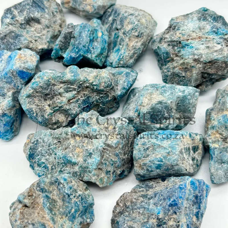 Large Rough Blue Apatite