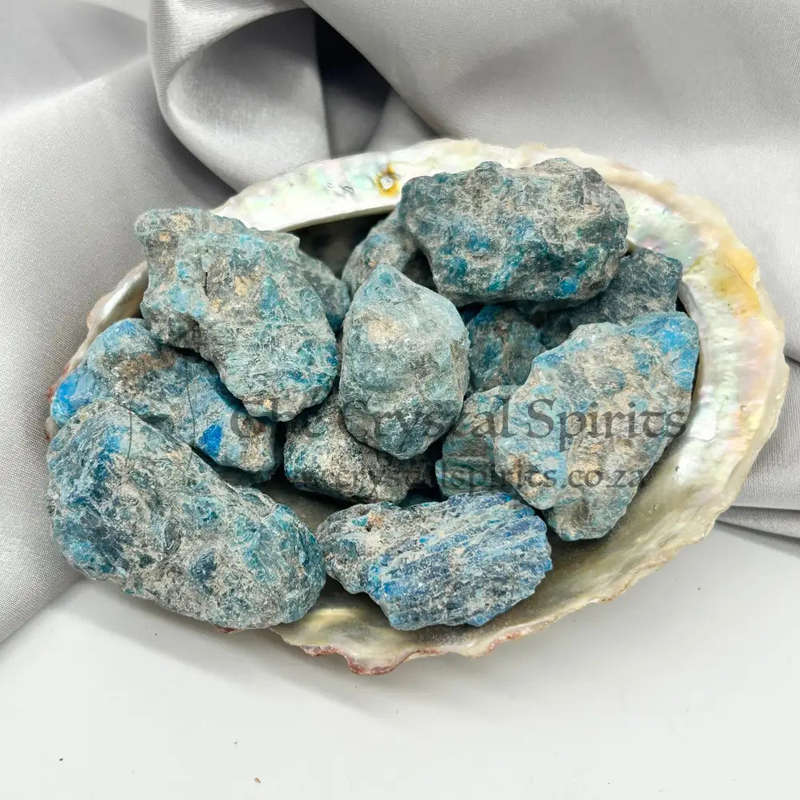 Large Rough Blue Apatite