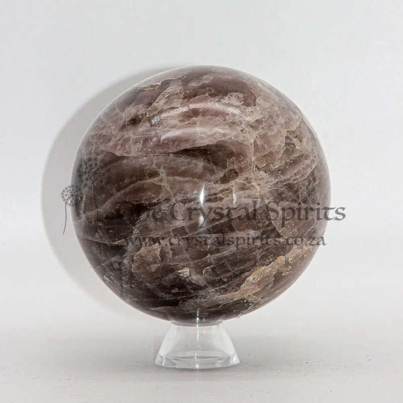 Large Smoky Quartz Crystal Sphere