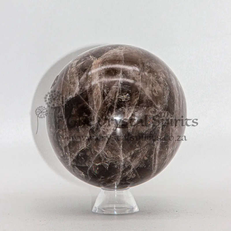 Large Smoky Quartz Crystal Sphere