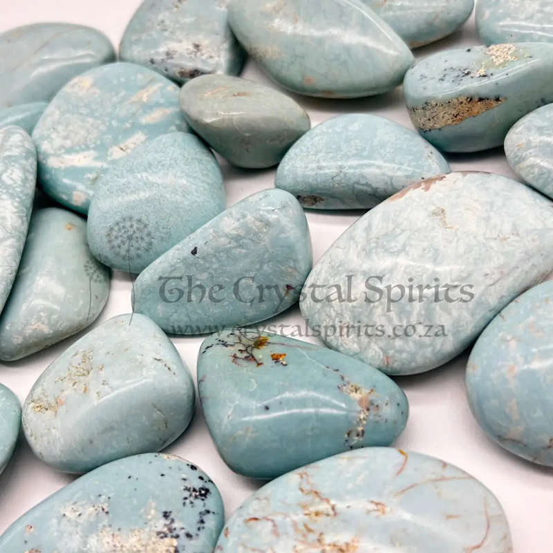 Large Tumbled Blue Opal