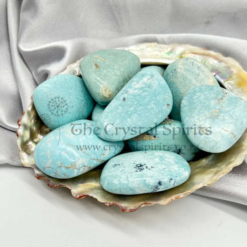 Large Tumbled Blue Opal