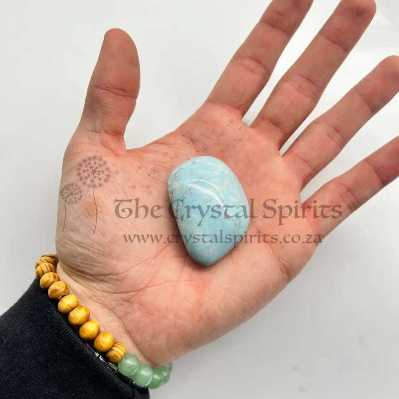 Large Tumbled Blue Opal