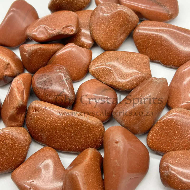 Large Tumbled Goldstone Crystals
