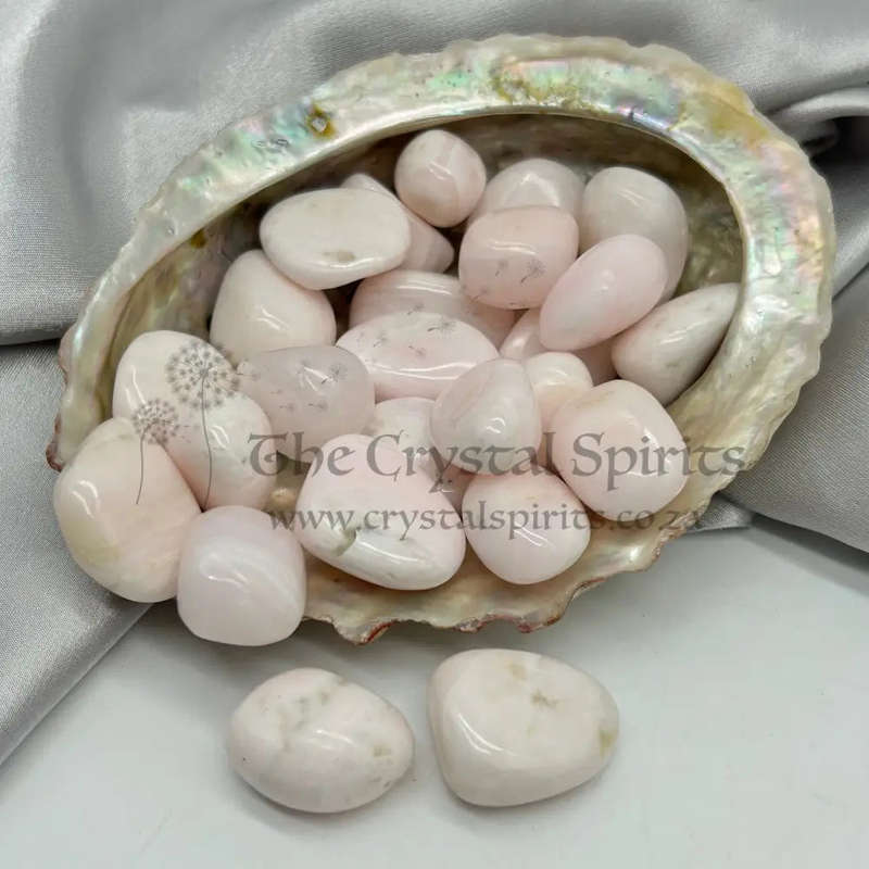 Large Tumbled Pink Mangano Calcite