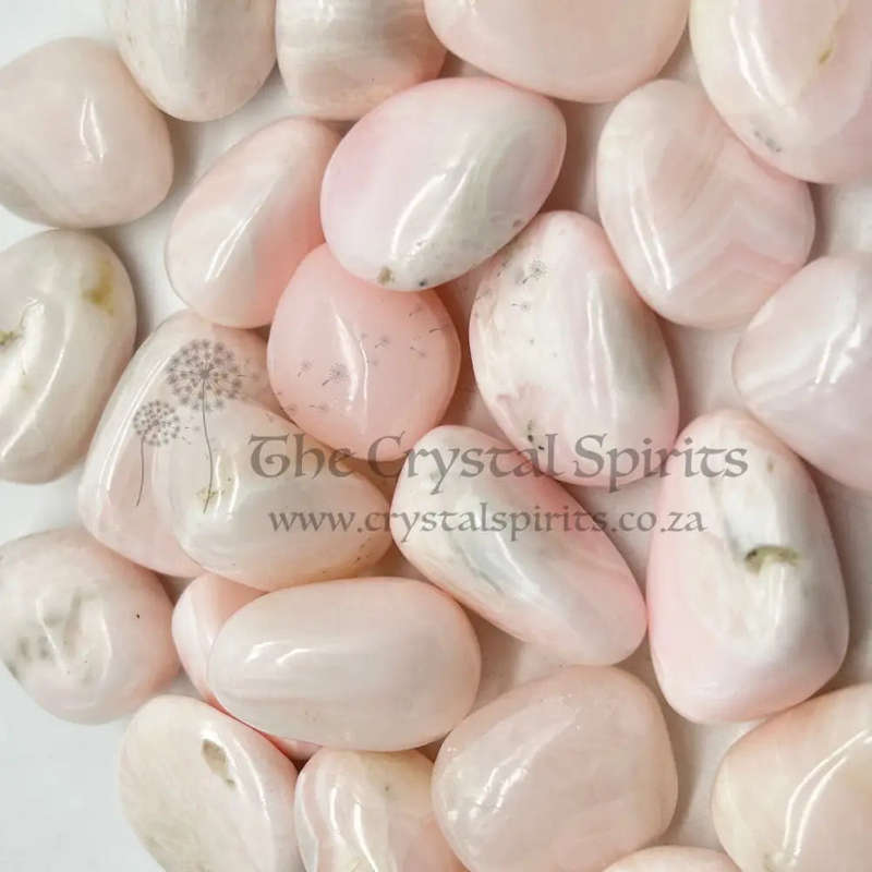 Large Tumbled Pink Mangano Calcite