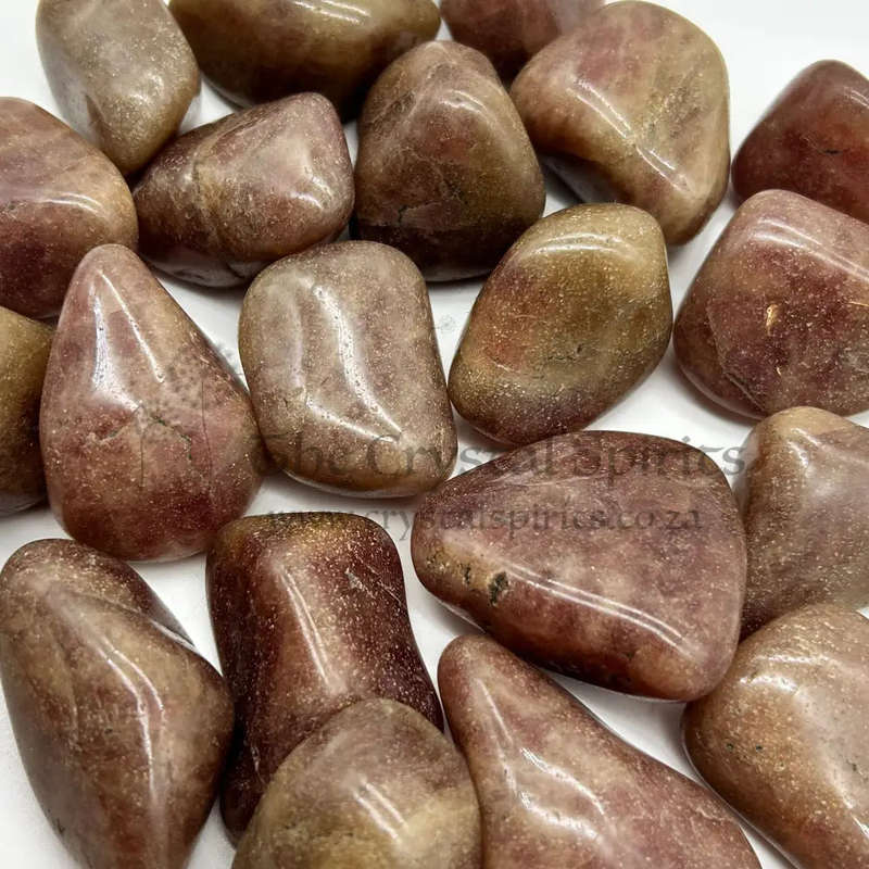 Large Tumbled Strawberry Aventurine