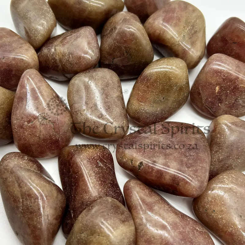 Large Tumbled Strawberry Aventurine