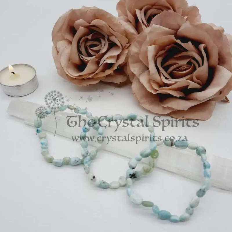 Larimar Nugget Gemstone Bracelet