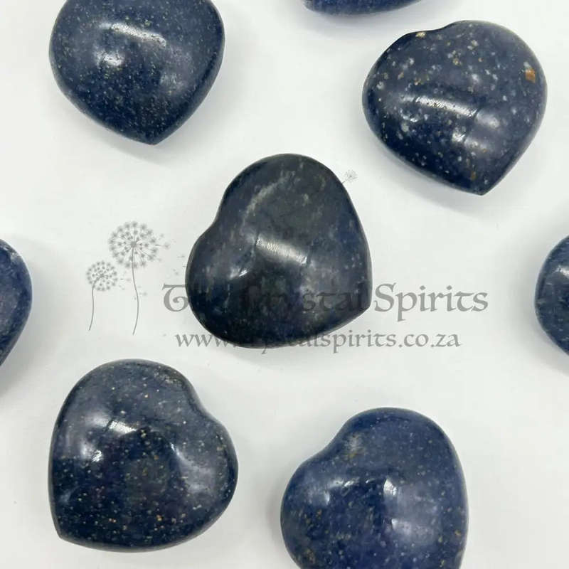 Lazulite Crystal Hearts - Small