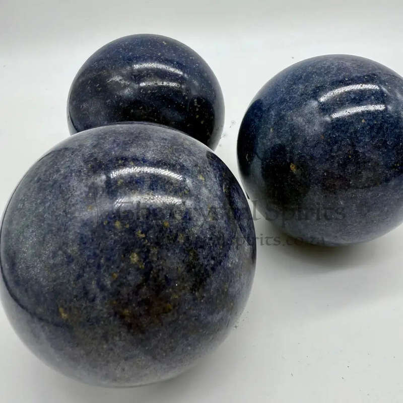 Lazulite Crystal Spheres