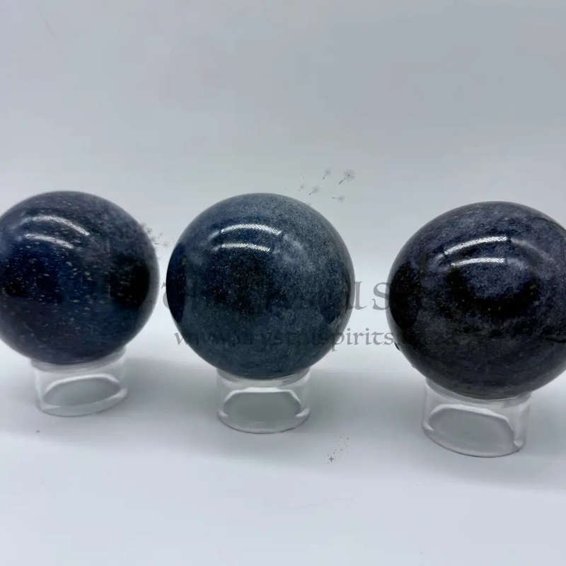 Lazulite Crystal Spheres