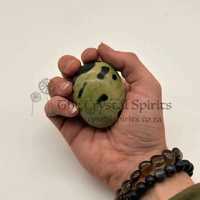 Leopard Stone (Serpentine) Galei from Madagascar
