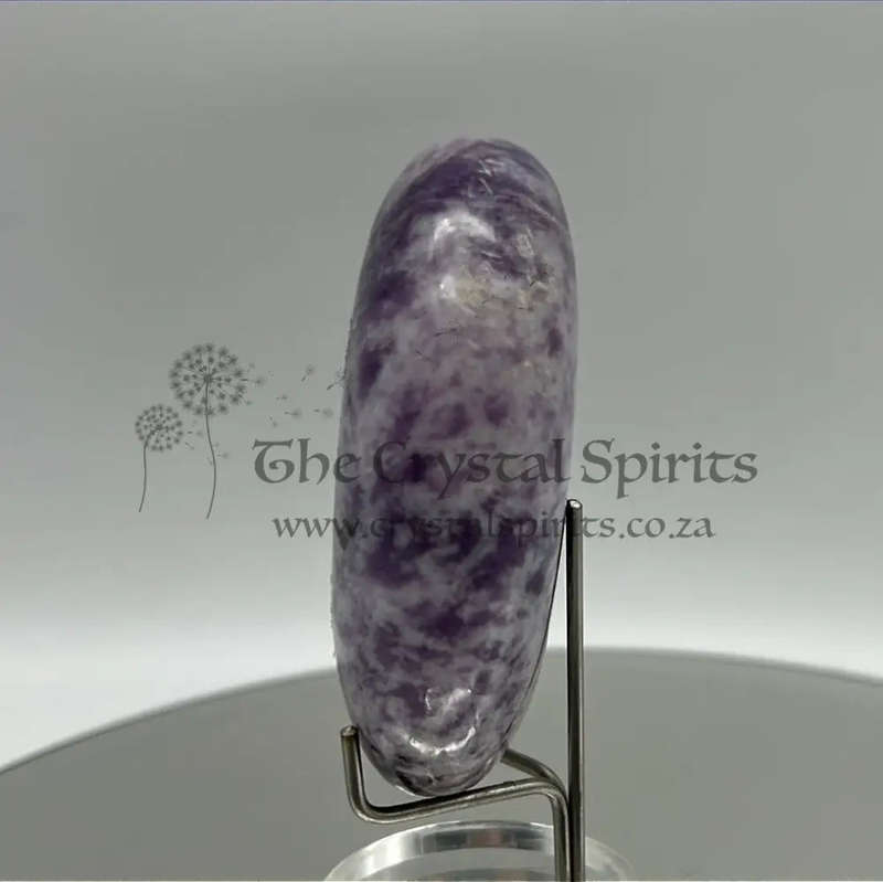 Lepidolite Crystal Palm Stone