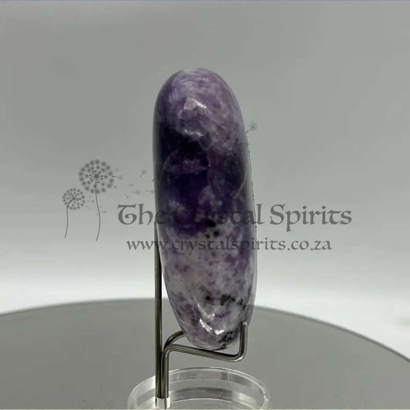 Lepidolite Crystal Palm Stone