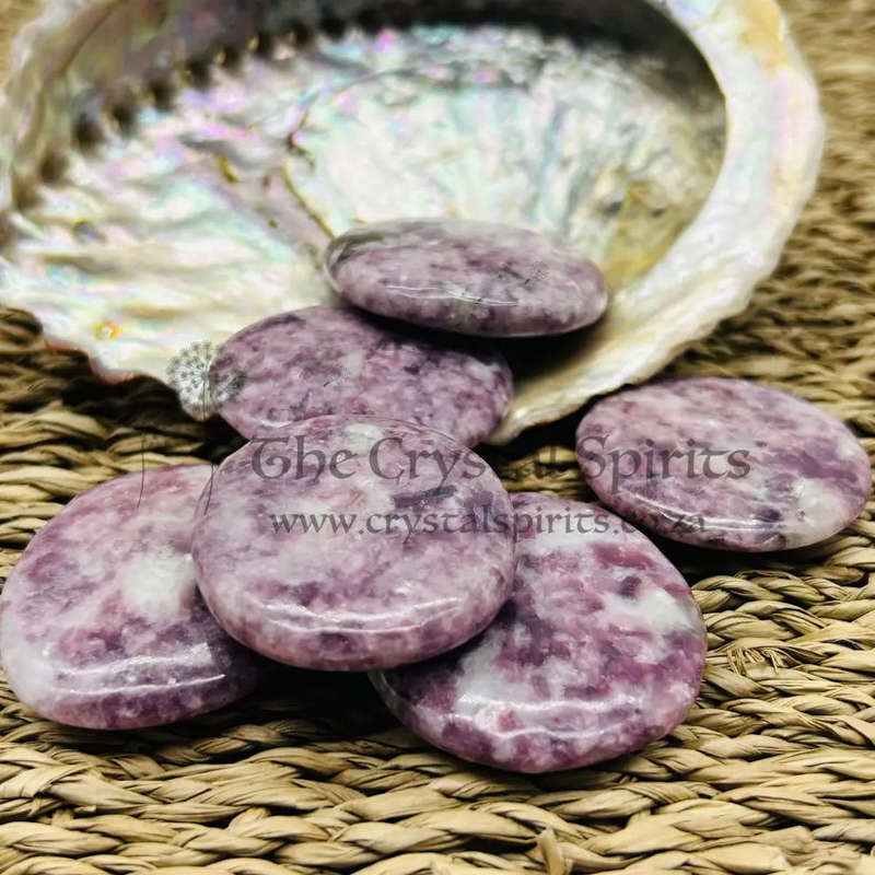 Lepidolite Palm Pieces