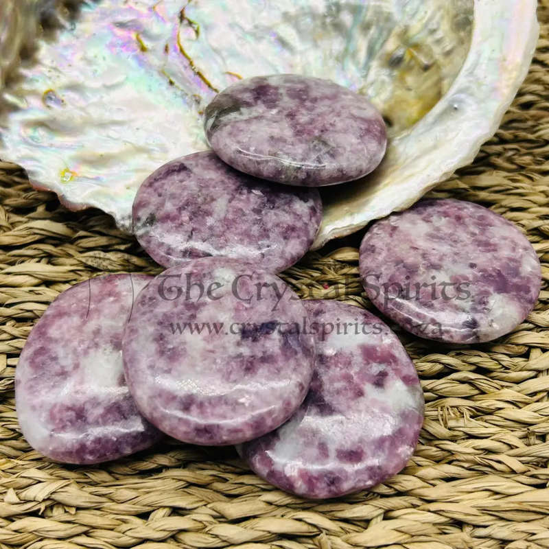 Lepidolite Palm Pieces