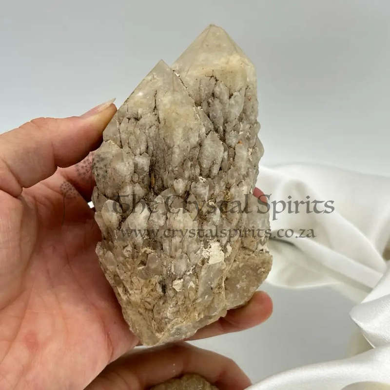 Light Illuminating Candle Quartz Crystal