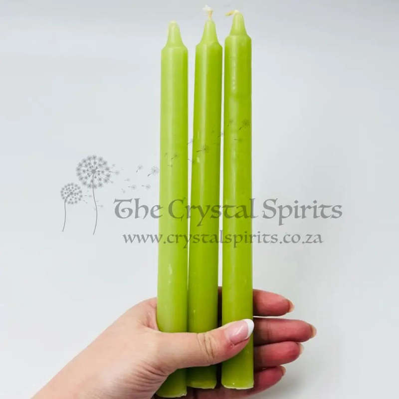 Lime Green Shrine Solid Candle