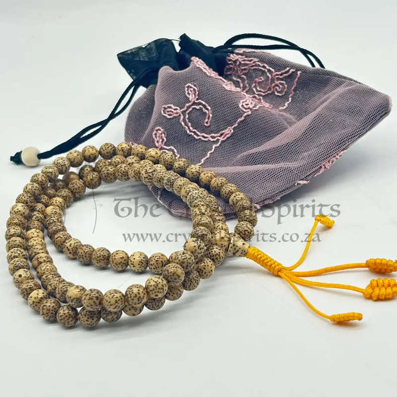 Lotus Seed Bead Mala -Small