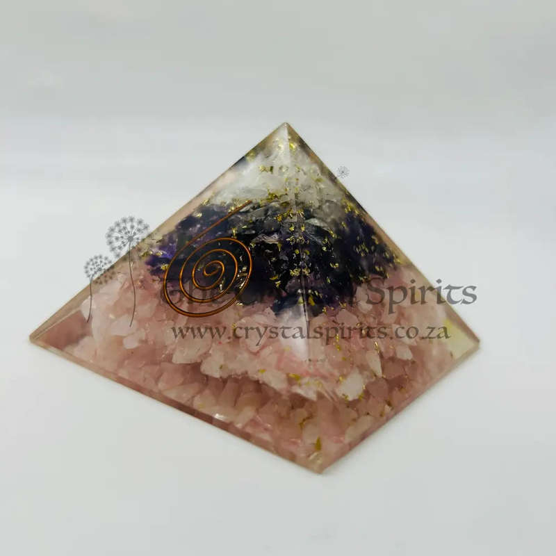 Love And Compassion Orgonite Crystal Pyramid